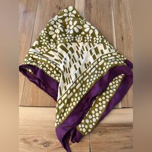 Vintage DeMura Silk Scarf